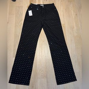 WeWoreWhat - RHINESTONE STRAIGHT LEG - Size 29